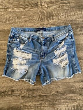 Rock & Republic Distressed Jean Shorts 14